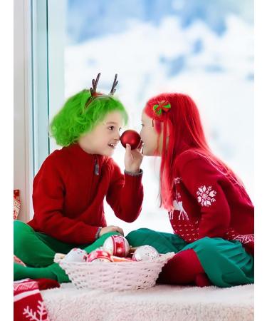 10 PCS Hair Chalk Comb for Kids - TOROKOM Temporary Washable Hair Color - Non Toxic Hair Dye for Christmas Halloween DIY Hair Color - Red & Green - Buy Online on GoSupps.com