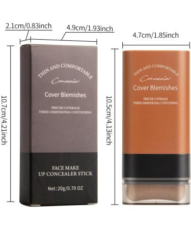 Hydrating Lightweight Foundation Stick with Brush Multi-use Foundation Stick Makeup Eraser Foundation Stick Cream Natural Matte Foundation Nude Long-Wearing Lightweight Balance&even Complexion (04# small) 04# 19.99 ml (Pack of 1) - Buy Online on GoSupps.com