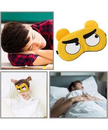 Cartoon Sleep Mask | Breathable Cute Eye Mask for Travel, Nap, and Night Sleep - Buy Online on GoSupps.com