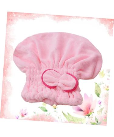 HAPINARY Elastic Shower Quick Dry Head Turbans Shower Cap for Microfiber Washcloth Turbans for Women Hair Ties Shower Head Towel Microfiber Hair Drying Cap Pink Women's Cute Hijab Pink medium - Buy Online on GoSupps.com