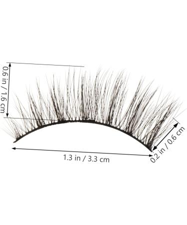 minkissy 5 Pairs False Eyelashes Eyelash Make up Tool Glue False Lashes Makeup Eyelashes Beauty Tool Puppy Ear Headband Fluffy Volume Lashes Soap Tin 3d Makeup Tools Cross Artificial Fiber - Buy Online on GoSupps.com