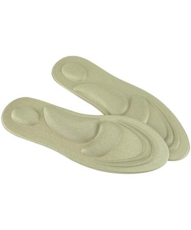 Orthotic Arch Support Insole for Flat Feet - Memory Foam Shoe Pad for Plantar Fasciitis Comfort | Women s Gold Accessory - Buy Online on GoSupps.com