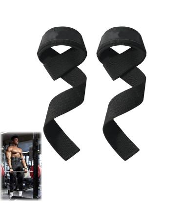 2 pieces of train aid strength training train aids grip aids strength sport straps gym train aid straps train aid bodybuilding fitness tensile aids for women and men black