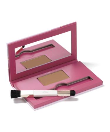 eSalon Conceal & Cover Root Touch Up + Brow Powder 5.2 g Root Coverage Palette Root Concealing Powder Instantly Covers Greys Creates Thicker & Fuller-Looking Hair Copper