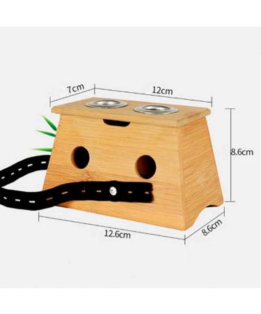 Buy ZHONGJIUYUAN Bamboo Moxa Moxibustion Box Holder (2 Holes) + 10 Moxa Sticks - Premium Quality for Effective Pain Relief - Ships Internationally - Buy Online on GoSupps.com