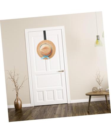 Gadpiparty 2pcs Door Hook Over Door Clothes Hanger Rack Over The Door Mirror Hanger Wall Hanger Door Back Hook 21x4.5cm Black - Buy Online on GoSupps.com