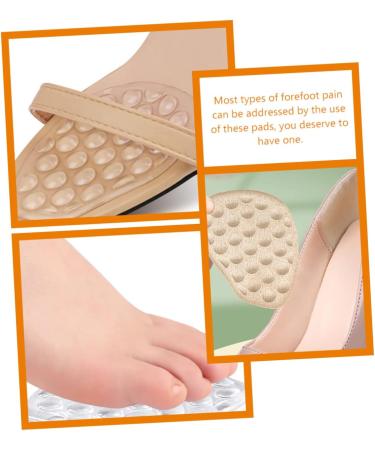3 Pairs High Heels Forefoot Pad Inserts | Gel Metatarsal Cushions for Women - Comfortable Heel Support in Assorted Colors - Buy Online on GoSupps.com