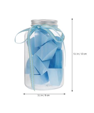 Buy 2 Set Capsule Bottle Beauty Egg - Exfoliating Triangle Blending Sponge & Makeup Applicator | International Shipping - Buy Online on GoSupps.com