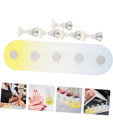 minkissy 1 Set Nail Practice Holder Nail Display Stand Nail Rest Practice Nail Stand Artificial Nail Holder Decor Fake Nails Press on Nails Rack Beauty Nail Racks for Nail Painting Nail Art 12.8x3.7cm As Shown - Buy Online on GoSupps.com
