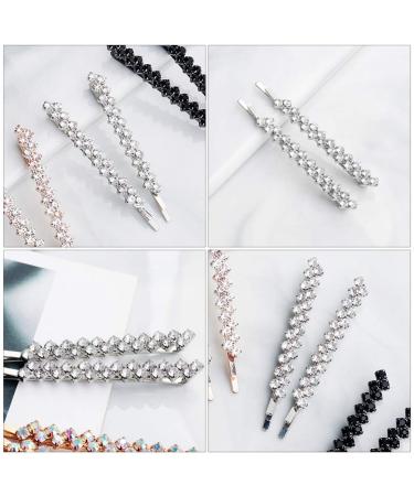 Beaupretty 4-Piece Rhinestone Bobby Pins Set - Wedding Hair Accessories for Women - Buy Online on GoSupps.com