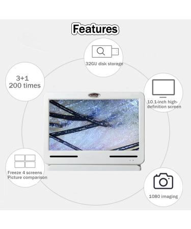 Scalp Hair Follicle Detector Skin Diagnostic Hair Analyzer Hair Microscope Detect Skin Problems Such as Acne Spots Blackheads Etc - Buy Online on GoSupps.com