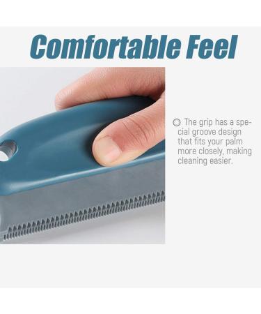 Meteou Pet Hair Cleaning Remover Brush - Handle Detailer for Cats and Dogs | Lint Remover for Furniture, Cars, and Clothes - Dark Blue - Buy Online on GoSupps.com
