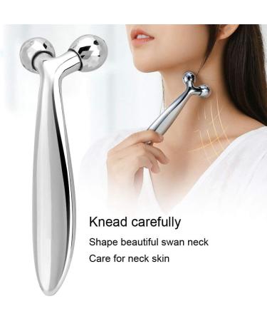 3D Face Massager Roller Portable Neck Lift Roller V-Face Slimming Roller Massager Double Chin Slimming Massager Anti Aging Wrinkles Face Lift Handle Easy To Grip - Buy Online on GoSupps.com