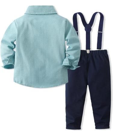 Volunboy Baby Boys Gentleman Suit 4PCS Outfit 12-18 Months - Pure Green - Buy Online on GoSupps.com