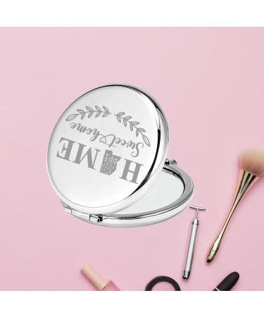 Mississippl Makeup Mirror Home Sweet Home Mississippl State Compact Mirror (Mississippl M) - Buy Online on GoSupps.com