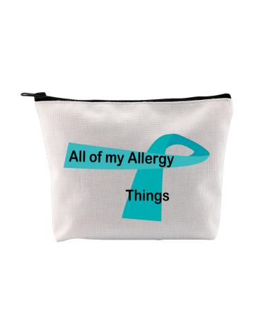 G2TUP Allergy Medicine Storage Bag Funny Medicine Bags for Women All of my Allergy Things Travel Medical Bag (Allergy Things)