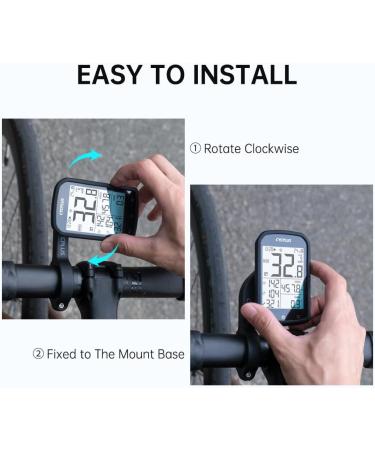 Cycplus GPS Bicycle Computer - Waterproof Wireless Speedometer & Mileage Counter with Ant+ - 2.9 LCD M1+ Z1 - Buy Online on GoSupps.com
