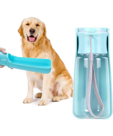 Drinking bottle dogs for on the go dog drinking bottle dog drinking bottle for dogs with carabiners for on the go foldable water dispenser for pets PET drinking cup outdoors (blue) - Buy Online on GoSupps.com