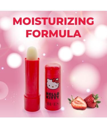 Hello Kitty Strawberry Flavour Lip Balm Natural and Vegan Lip Balm for Kids - Buy Online on GoSupps.com