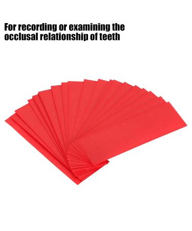 300 Pieces Dental Articulation Paper Strips - Safe & Practical for Dentists | High-Quality Red Articulation Papers for Accurate Diagnosis - Buy Online on GoSupps.com