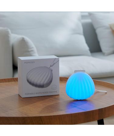 Momcozy Portable Sound Machine | Little Shell White Noise with Crying Detection | 10 Soothing Sounds & Night Light | USB Rechargeable | For Travel & On-The-Go Use | Baby, Kids, Adults Sleeping - Buy Online on GoSupps.com