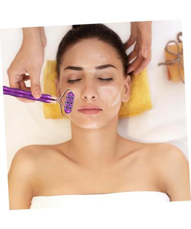 DOITOOL Facial Tool Facial Eye Care Hand Tools Eyelid Wisking Tool Electric Under Eye Roller Metal Eye Roller Eye Tool Dark Circle Remover Eye Mini Eye Supplies Purple Face - Buy Online on GoSupps.com