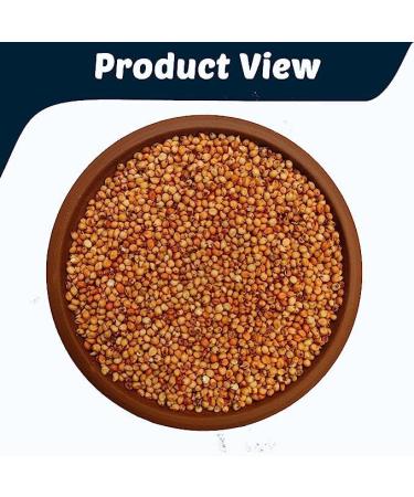 Gaanagam Red Sorghum: Nutritious Grains Gluten-Free Rich in Antioxidants - Self Harvest with 1 year shelf life (1.10 lbs) - Buy Online on GoSupps.com