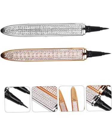  FOYTOKI 2 Pieces Waterproof Self-Adhesive Eyeliner with Quick-Dry Formula for Women for Dramatic Easy Application - Buy Online on GoSupps.com