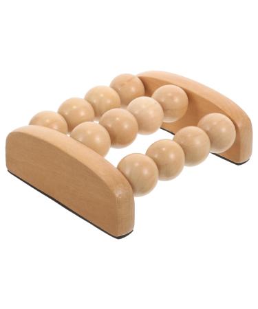 Gatuida Massage Ball Roller Foot Wooden Massage Roller Hand Massage Roller Muscle Relaxation Roller Manual Body Roller For Foot Calf Leg