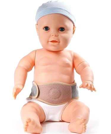 LCHER Umbilical Hernia Belt for Infants | Adjustable Baby Belly Band & Abdominal Binder with 4 Compressed Pads - International Shipping Available - Buy Online on GoSupps.com