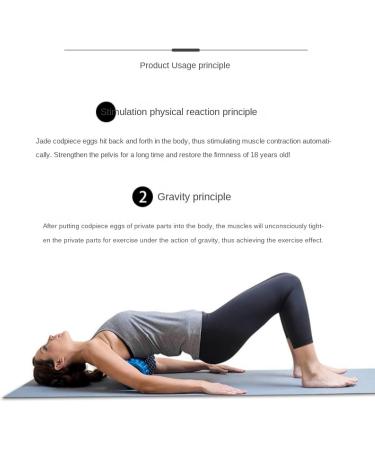100% Pure Natural Rose Quartz Egg Set | Kegel Exercise Balls & Massage Balls | Black L Enhance Your Wellness & Intimacy - Buy Online on GoSupps.com
