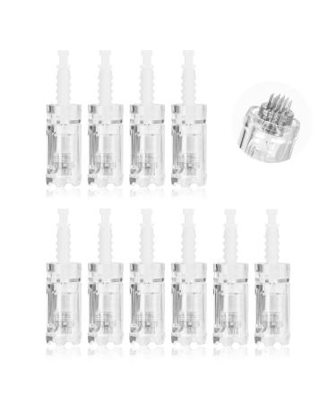 TopDirect Pack of 10 replacement 36-pin microneedling cartridges for Dr.pen Ultima A6/A10 Derma Pen Derma Roller tips bayonet slot 10 units/pack