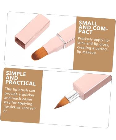 MAGICLULU Lip Makeup Brush Lip Lip Gloss Brush Concealer Brush Wand Retractable Lip Brush Lip Balm Applicator Makeup Brush for Women Lip Wands Miss Pink Lips Plastic Eye Cream - Buy Online on GoSupps.com