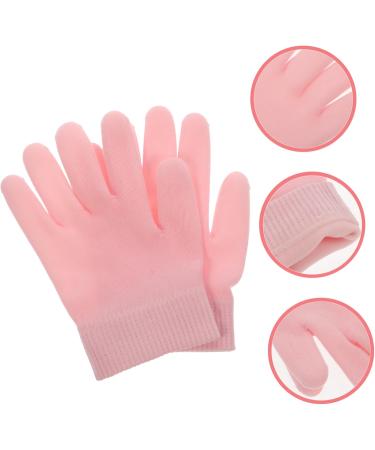 1 Pair Hand Moisturising Gloves Hand Exfoliating Gloves for Skin Care Dalmatian Ears Highly Elastic Gloves Cutlery Foot Moisturising Pink Hand - Buy Online on GoSupps.com