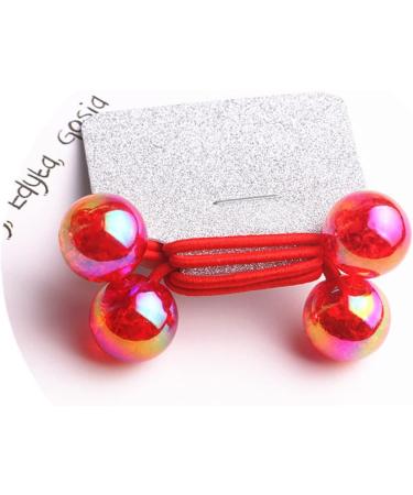 Beaupretty 3 Pairs Hair Ties for Girls Acrylic Hair Circle Hair Rubber Bands Womens Barrettes for Hair Toddler Hair Bands Hair Clips for Girls Ponytail Child The Bubble Acrylic Ball - Buy Online on GoSupps.com