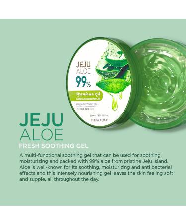 Buy The Face Shop Jeju Aloe Fresh Soothing Gel 10.1 fl oz | Hydrating & Soothing Skincare - Buy Online on GoSupps.com