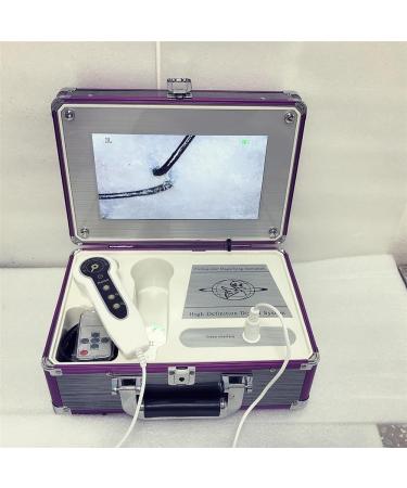 Skin Diagnosis Hair Analyzer 10.1inch Charging Skin Follicle Detector with 4 Spectrum Detection Support Image Freeze Zoom Function