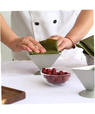 MAGICLULU Dessert Molds 2 Pcs Rice Ball Shaping Kitchen Utensils Sushi Rice Ball Kitchen Zongzi Making Tool Stainless Steel 10X10X8.5CMx2pcs Silverx2pcs - Buy Online on GoSupps.com