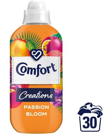 Comfort Creation Concentrated Fabric Conditioner with 100 Days of Long Lasting Fragrance and Softness Intense Liquid Fabric Softener 30 Washes 900 ml (Passion Bloom Buy 4) - Buy Online on GoSupps.com