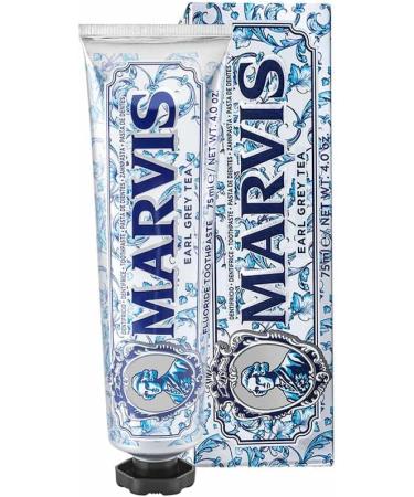 Marvis Earl Gray Tea Toothpaste - Black Tea & Bergamot Flavor - Limited Edition - 75ml - Buy Online on GoSupps.com