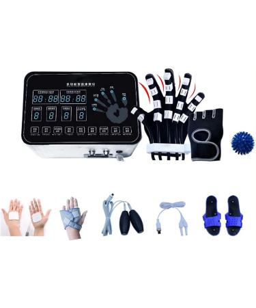 ZZBB Rehabilitation Gloves Finger Orthoses Rehabilitation Robot Exoskeleton Manual Training Functional Hand Splint for Long-Term Relief Left Medium - Buy Online on GoSupps.com
