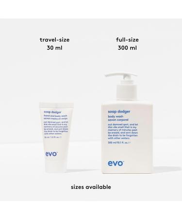 EVO Soap Dodger Hand & Body Wash - Full Size Hand & Body Wash Gently Cleanses & Conditions All Skin Types - 10.1fl.oz - Buy Online on GoSupps.com