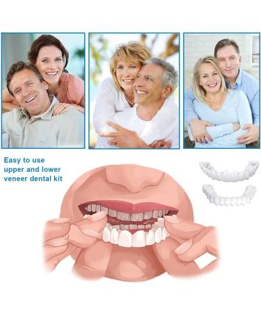 3 Pairs of Cosmetic Veneers - Instant Teeth Solution for Men & Women | Bad Tooth Whitening Alternative - Buy Online on GoSupps.com