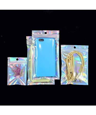 100PCS Ziplock For Party Foil Resealable Food Aluminum Bags Pouch Storage Kitchen Dining & Bar Bathroom Cleaning Wipes (Multicolor One Size) Multicolor One Size - Buy Online on GoSupps.com