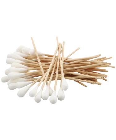 Buy Kosmetex 50x Wide Head Cotton Swabs - Premium Quality with Wooden Sticks Perfect for All Uses - International Shipping Available - Buy Online on GoSupps.com