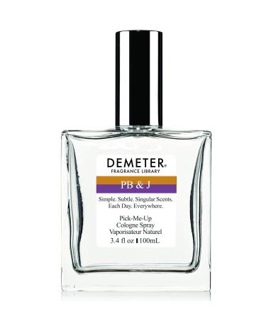 DEMETER PB & J 3.4 Oz Cologne Spray Perfume for Women and Men PB & J 3.4 Fl Oz (Pack of 1)