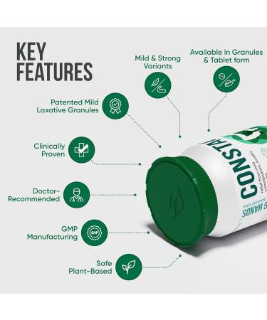 Healing Hands Constac for Relief in Mild Constipation - Mild Safe Clinically Proven Ayurvedic Granules 100g - Buy Online on GoSupps.com
