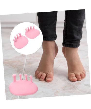 Silicone Gel Toe Spreader & Hammer Toe Splint - Miss Fashionable Pink | 1 Pair Toe Separator & Protector for Foot Corrector - 11X10X6CM - Buy Online on GoSupps.com