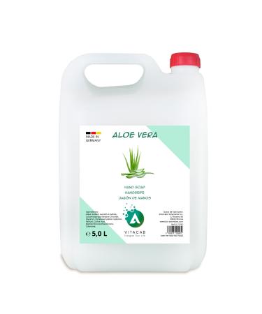 VITACAB Hand Soap 5 Litre | Liquid Hand Soap with Aloe Vera in Industrial Format 5 Litres | Special for Hotels and Hospitality | 5000 ml