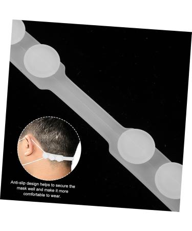 JECOMPRIS Mask Strap Extender - 10 Pcs Adjustable Hooks & Earrings Silica Gel Face Mask Buckle for Comfort & Convenience - Buy Online on GoSupps.com